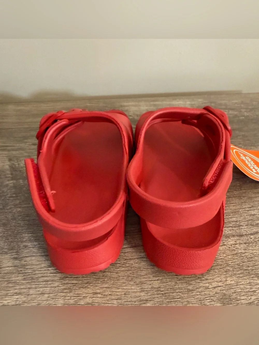 Wonder nation EVA Sandals Red Kids Size 11/12 Summer 4th of July
